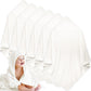 Chumia 6 Pack Baby Bath Towel Coral Fleece Soft Absorbent Newborn Hooded Towel for Kid 30 x 30 Inch Toddler Bath Blanket for Bab
