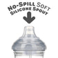 Nuby Tritan No-Spill Trainer Cup With Silicone Spout & 360 Weighted Straw With Hygienic Cover