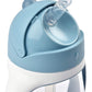 Beaba Straw Sippy Cup, Toddler Baby Straw Cup With Removable Handles, Leak And Spill Proof, Bpa Phthalate Free, 8+ Months, 10 Oz