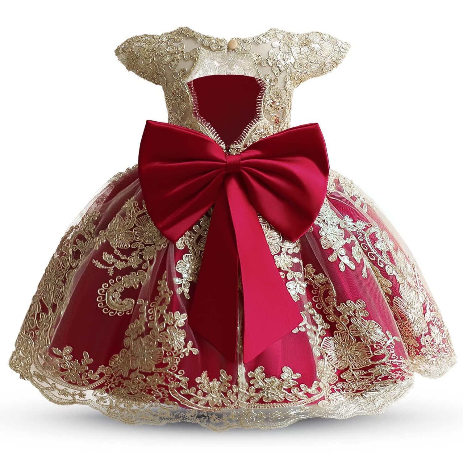 Nnjxd Baby Girl Dress Flower Embroidery Princesstutu Pageant Party Gown 2006 Dee WBBAPB0B5TCMT5P
