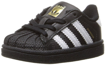 adidas Originals Infant Superstar Sneaker, Core Black/White/White, 5.5K
