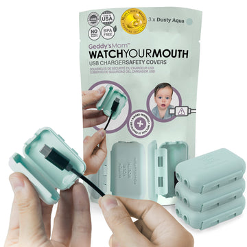 Watch Your Mouth Baby Proof Cord Cover | Award-Winning Usb Charger Cover For Baby Proofing Cords | Bpa & Phthalate-Free Charger