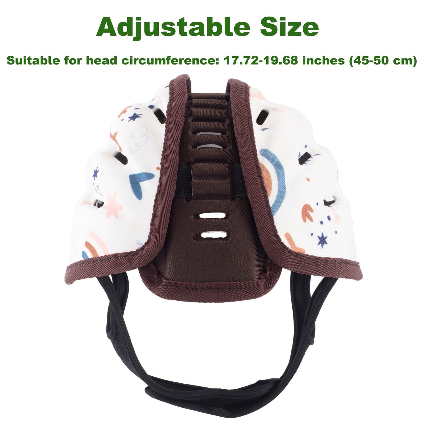 Xeano Baby Helmet, Infant Safety Helmet, Toddler Walking Helmet, Soft Foam Helmet, Protector Cap Adjustable Hat For Walking And