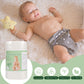 ALVABABY Diaper Liner for Baby Cloth Diapers 11.8x7.1 Inch Natural Soft Disposable Diaper Liners Fragrance Free Chlorine Free 10