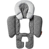 Jj Cole Reversible Body Support Blackout Quilted, Heather Grey