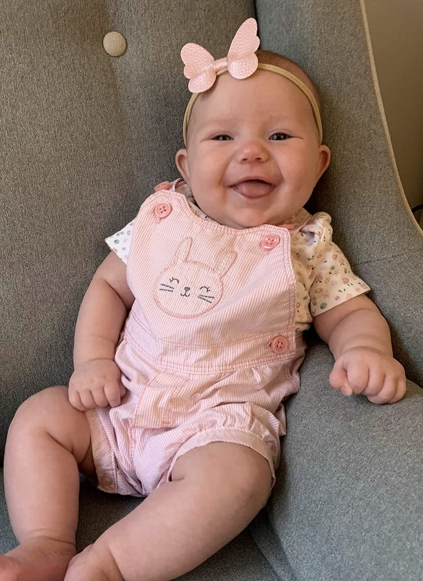 Diapersquad'S Baby Girl Bow Headbands Newborn Infant Toddler 20-Pack Hairbands And Bows Child Hair Accessories