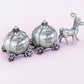 Lillian Rose Keepsake Pewter Tooth And Curl Box, Fairytale Coach,2X5 Inch (Pack Of 1)