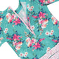 Rufflebutts Baby Girls Upf 50+ Sun Protection Floral Printed Long Sleeve One Piece Rash Guard Swimsuit With Zipper - Fancy Me Fl