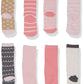 Hudson Baby Baby Girls Cotton Rich Knee-High Casual Socks, Forest Girl, 6-12 Months Us