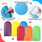 Jetec 6 Pcs Wall Padding For Kids With Autism Playroom Anti Collision 3D 15.75 X 7.87 Inch Peel And Stick Headboard Upholstered