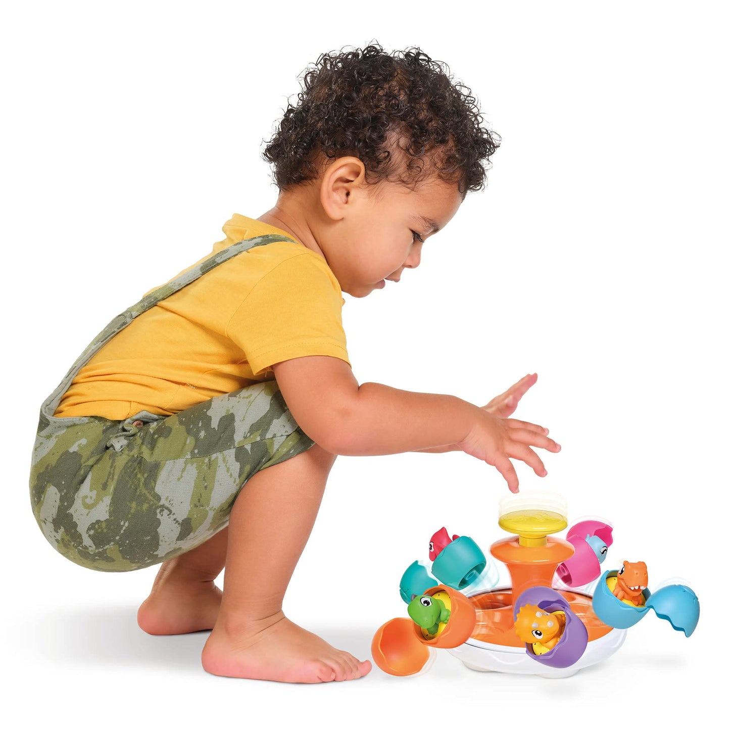 Toomies Jurassic World Spin & Hatch Dino Eggs - Dinosaur Toys for Developmental Play - 12m+