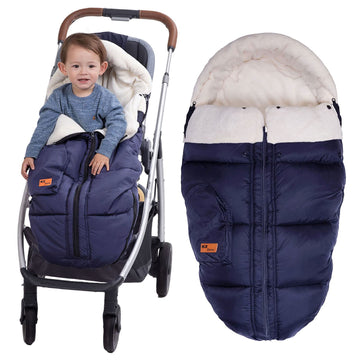 Kz Dotnz Stroller Footmuff, Stroller Cover For Winter, Front Panel Removeable Stroller Sleeping Bag, Adjustable Length Baby Stro