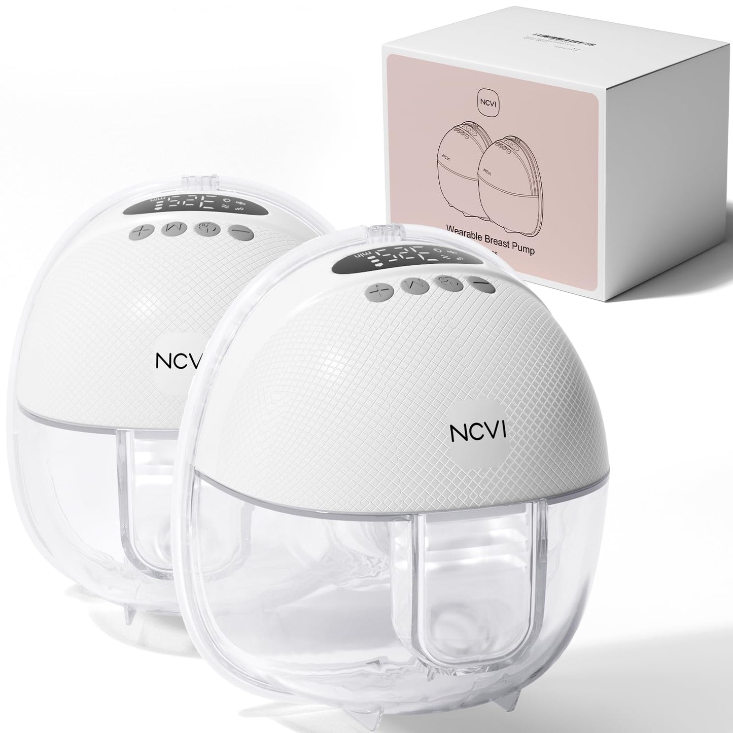 Ncvi Hands Free Breast Pump 8131, Wearable Breastfeeding Pump With 4 Modes & 9 Levels, Portable Electric Milk Pump Of Long Batte