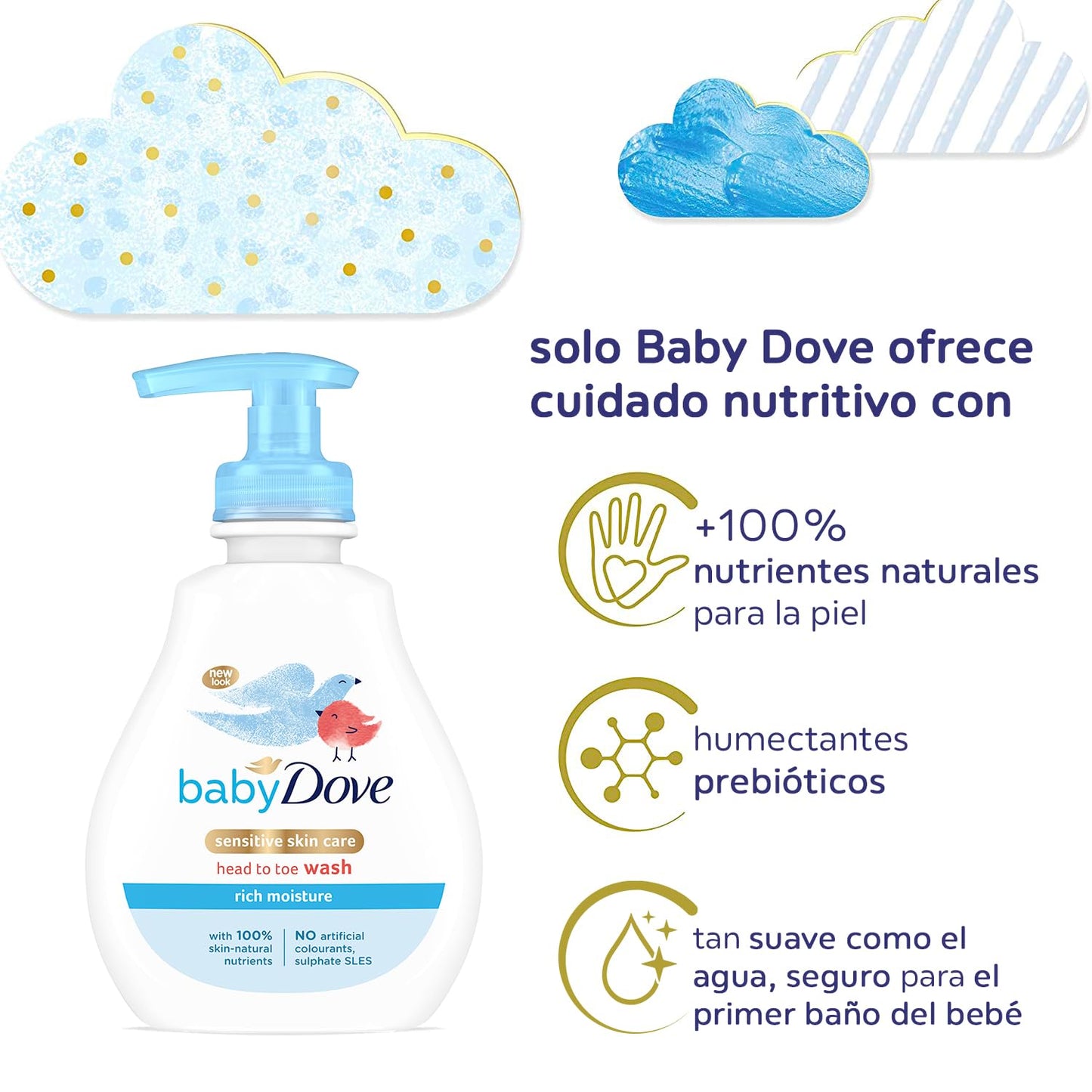 Dove Baby Nettoyant 200 Ml 1 Unit