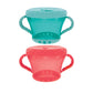 Nuby 2-Pack Snack Keepers, Colors May Vary