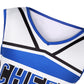 Koatobbor Girls Cheerleader Costume Cheerleading Outfit Dress For Halloween Party Birthday Gift 3-9Years (3-4 Years, Blue)