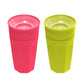 Dr. Browns Milestones Cheers 360 Training Cup for Toddlers & Babies, Leak-Free Sippy Cup, Pink & Turquiose, 10 oz/300mL, 2 Pack