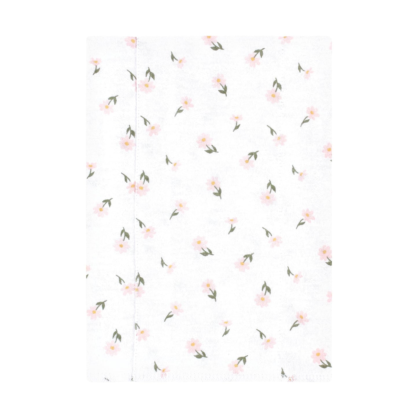 Hudson Baby Unisex Baby Cotton Flannel Burp Cloths, Sage Floral, One Size