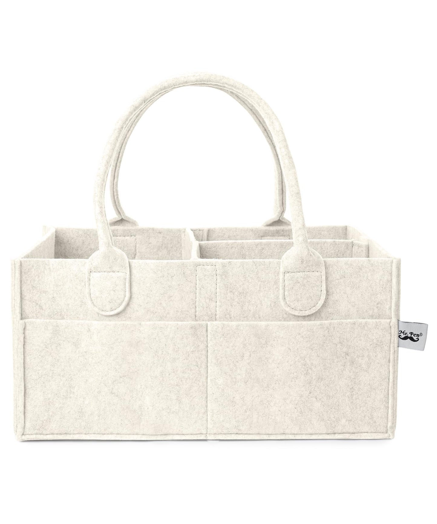 Mr. Pen- Baby Diaper Caddy Organizer, Beige, Baby Organizer, Car Diaper Caddy, Baby Caddy Organizer, Portable Diaper Caddy, Diap