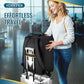Yorepek Backless Booster Car Seat Travel Bag Backpack For Airplane, Foldable Booster Car Seat Cover With Lauggage Strap, Compact