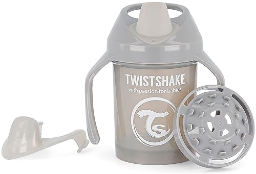 Twistshake Mini Cup 230Ml / 8Oz 4+M Pastel Grey
