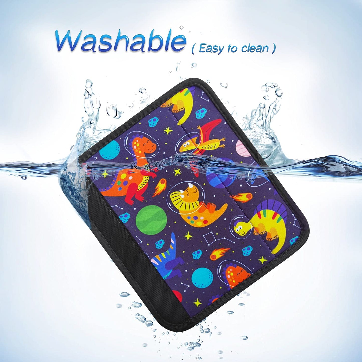 2Pack Seat Belt Cover For Kids, Cute Cartoon Pattern Car Seat Belt Pads Cover For Girls And Boys, Kid'S Seat Belt Cushion, Shoul