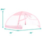 Dream On Me Canopy For Ziggy Playpen Pink/Instant Shade/Attaches Easily/Half Mesh Half Fabric Design/Complete Airflow & Visibili