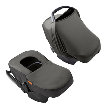 Boon Morph Baby Car Seat Cover And Car Seat Canopy - Water Resistant Car Seat Covers For Babies - Machine Washable - 1 Size Fits