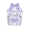Ocean Animals Personalized Diaper Bag with Custom Name - Custom Baby Tote Backpack for Mom, Unique Gift for New Parents, Baby Sh