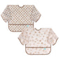 Bumkins - Sleeved Bib - For Boys & Girls, Babies & Toddlers 6-24 Months - Lightweight, Durable, Waterproof - Long Sleeve Bib - C