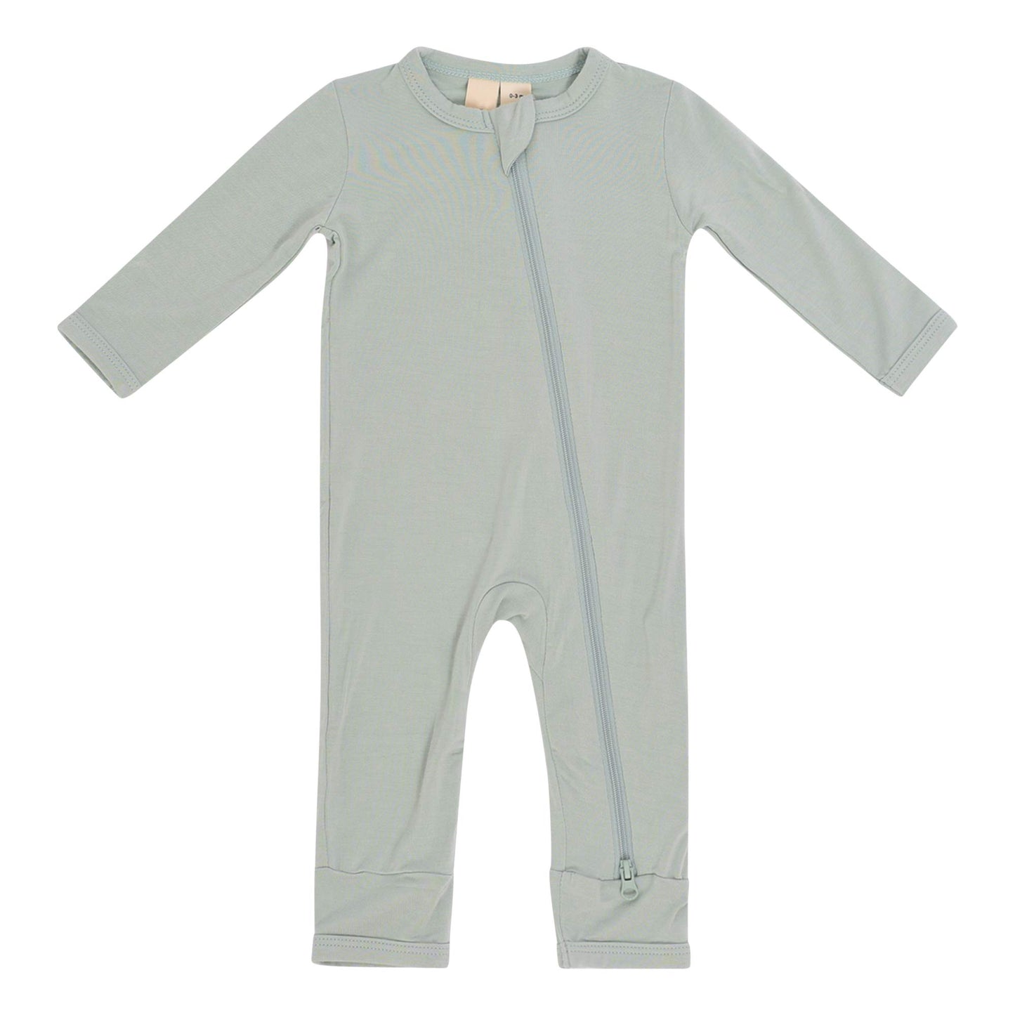 Kyte Baby Soft Bamboo Rayon Rompers, Zipper Closure, 0-24 Months (12-18 Months, Sage)