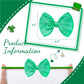 Yanjie St. Patrick'S Baby Headbands Green Velvet Bows Shamrock Clover Hair Accessories For Newborn Infant Toddler Girls