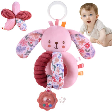 chochumy Baby Stroller Hanging Car Seat Toys for Infants 0-6 Months Girl Boy 0-3-4-5-7 6-12 Month Old Newborn Gifts, Carseat Chr