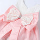 Baby Girls Christmas Pageant Lace Dresses Infant Easter Halloween Wedding Formal Event Dress (Pink01,24M)