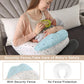 Battop Nursing Pillow For Breastfeeding,Plus Size Breastfeeding Pillow For More Support For Mom Baby,With Removable Cover Adjust