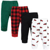 Hudson Baby Unisex Baby Cotton Pants And Leggings, Christmas Tree Truck, 18-24 Months