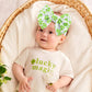 Yanjie Baby Bows St. Patrick 'S Day Shamrock Headbands Green Baby Bow Clover Printed Newborn Girls St.Patrick Hair Accessories G