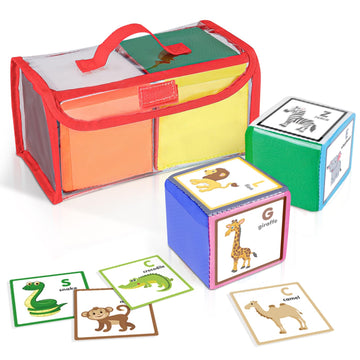 Godery DIY Education Playing Game Dice, Pocket Cubes for Teaching (Set of 2)