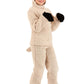 Fun Costumes Wooly White Sheep Kid'S Costume | Cute Hooded Little Lamb Farm Animal With Mittens And Shoe Covers L