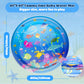 Faburo 40''X40'' Tummy Time Water Mat, Xl Water Mat For Babies Inflatable Activity Center For 3 6 9 12 Months Infants Baby Toys