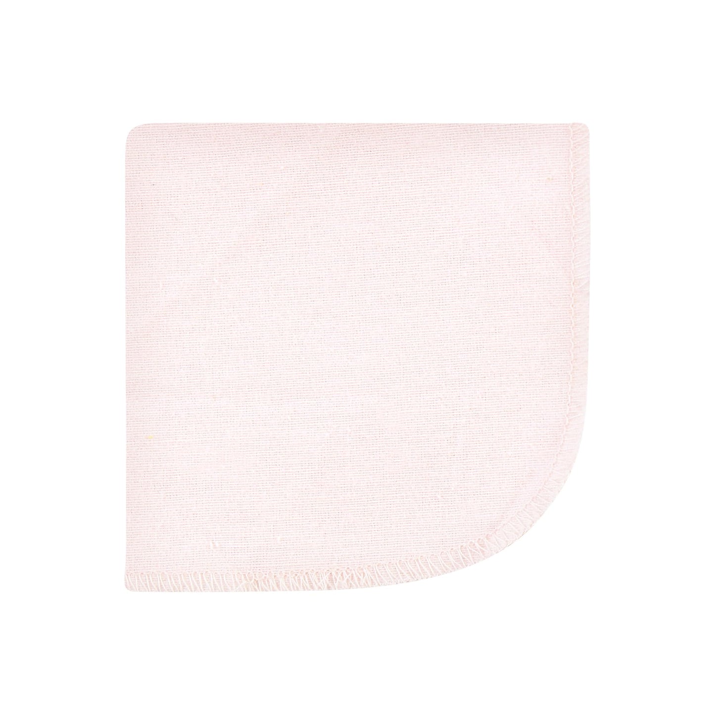 Hudson Baby Unisex Baby Flannel Cotton Washcloths, Pink Bows 10 Pack, One Size