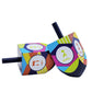 The Dreidel Company Let'S Play The Hanukkah Game 2 Multi Colored Extra Large Hand Painted Wood Dreidels (Style 4, Pack Of 4)