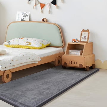 Huloo Sleep Play Mat for Babies Toddlers,1.3 Thick Elasti-Foam Anti-Fall Cushion Mat for Kids Room,28  72 Bedroom Bedside Rugs,W