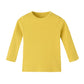 Unisex Baby Shirt Cotton Long Sleeve Tee Infant Tops Yellow 2-3 Years