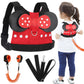 Accmor Toddler Leash Harness, Child Harness Baby Leash + Anti-Lost Wrist Link, Cute Kids Harness With Walking Strap Tether Belt