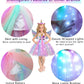 Genafy Led Light Up Sequin Unicorn Birthday Party Dress For Girls 8T Christmas Halloween Decorations Gifts Spring Dance Outfit K