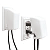 Dreambaby Dual Fit Outlet Cover Box - Baby Safety Outlet Cover for Standard & Decora Plugs - Child Proof Electrical Outlet Plugs