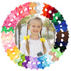 Oaoleer 40Pcs 3' Grosgrain Ribbon Alligator Clips, Barrettes & Hair Accessories For Baby Girls, Infants, Toddlers, Kids, Teens,