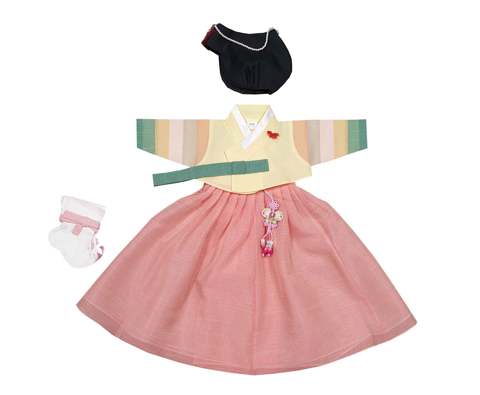 100 Day Birth Korea Baby Girl Hanbok Traditional Dress Outfits Celebra – Cutebab WBBAPB07SYM58GQ