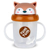 TUM TUM Tippy Up Free Flow Sippy Cup (No Valve), Sippy Cup for Toddlers, BPA Free (Fergus Fox 200ml)